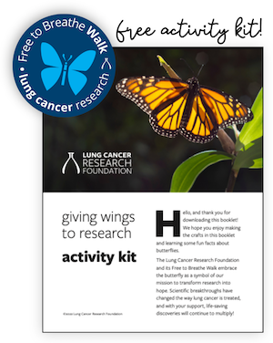 LUNG FORCE - Our Lung Cancer Courage Kit is a bag filled